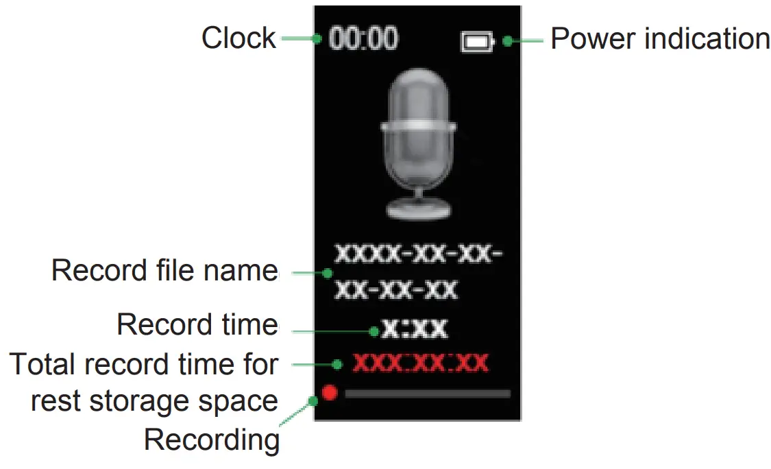 Vlectro VL VRN8 voice recorder - fig 6