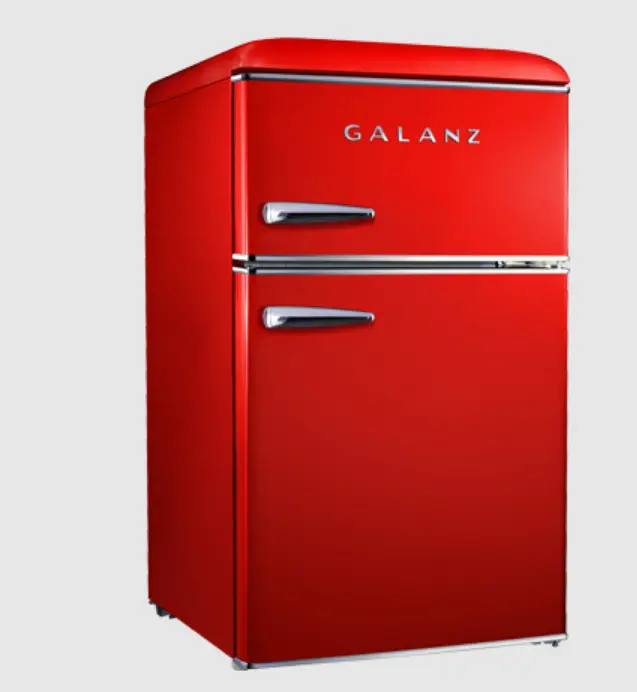 Galanz GLR31TBKER Retro Compact Mini Fridge with Freezer-product