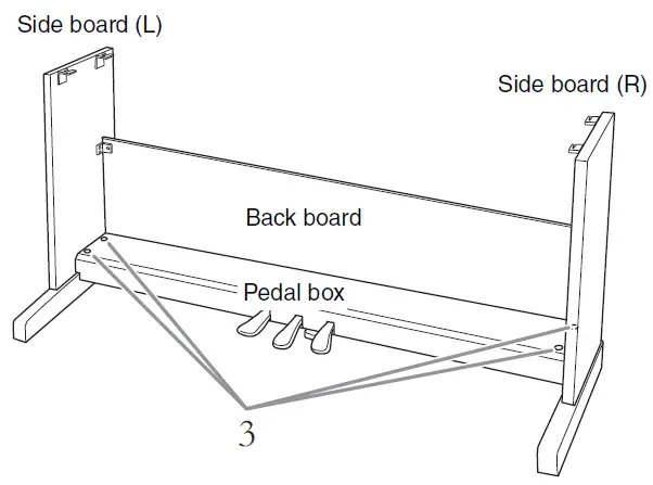 Secure the pedal box.