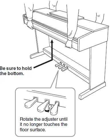 When Moving Installing the Instrument