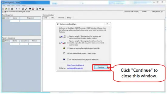RS232 Control Software