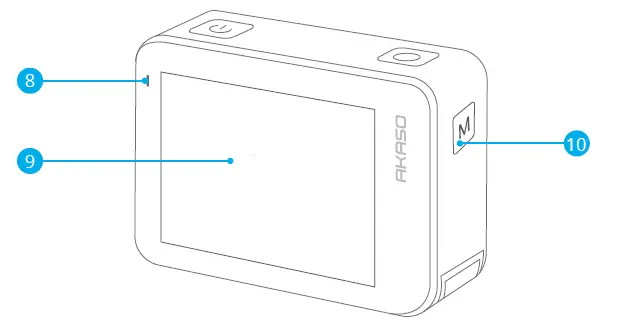 AKASO SYYA0004-GY Brave 8 Action Camera fig 3