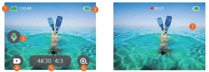 AKASO SYYA0004-GY Brave 8 Action Camera fig 5