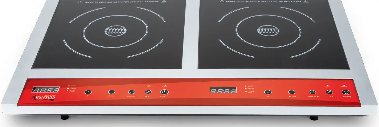 AVANTCO 177IC18DB 1800 Watt Double Countertop Induction Range