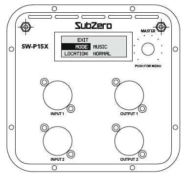 Subzero SW-P15X ACTIVE DSP SUBWOOFER FIG 2