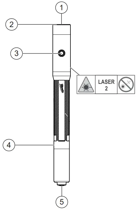 milwaukee 2010R Rechargeable 250L Penlight with Laser - 6