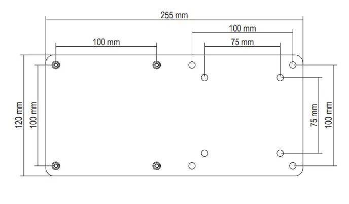 DELTACO ARM-0541 VESA Compatible Mounting Plate for Mini Computer 1