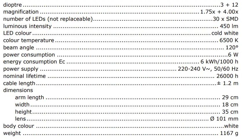 VELLEMAN-VTLLAMP5WN-LED-Desk-Lamp-with-Magnifying-glass-fig-1