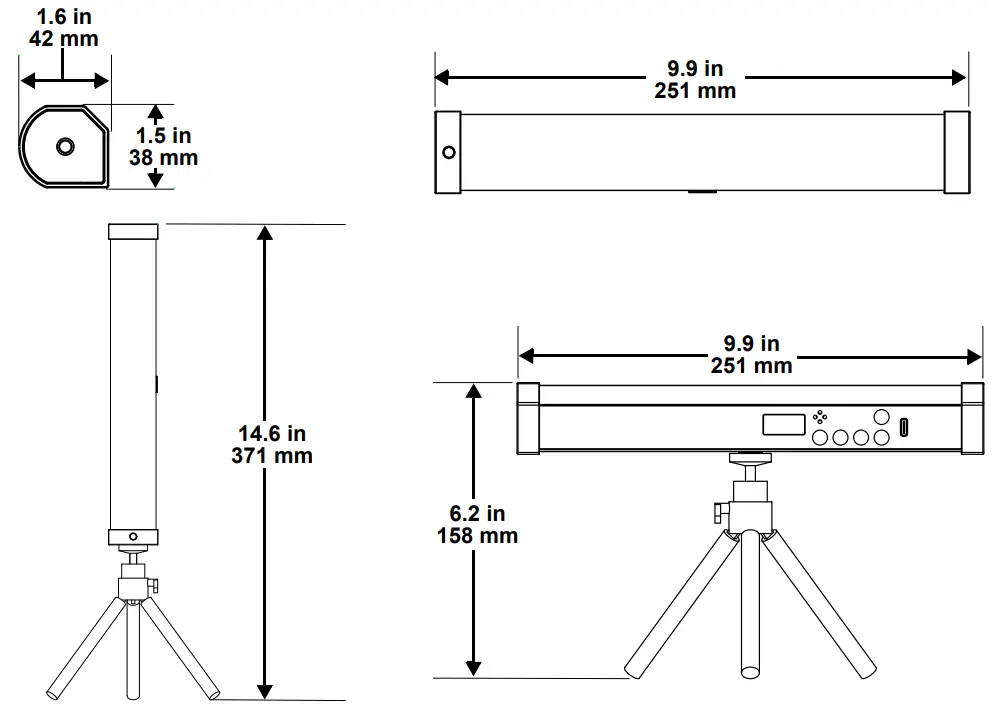 CHAUVET DJ LIG0018383-000 Cast Tube - FIG 2