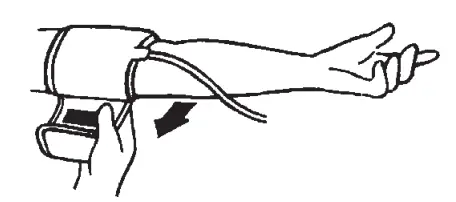 Applying the cuff
