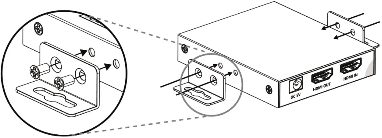 SIIG CE H27D11 S1 4K 60Hz HDMI Over Cat6 Extender with Loopout &amp IR - Fig 6