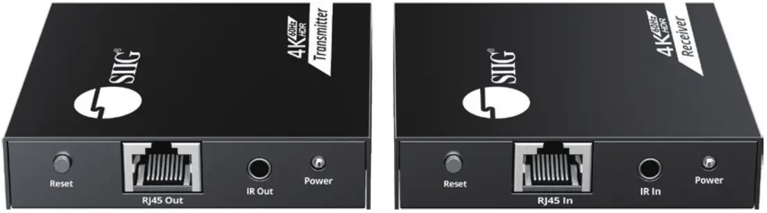 SIIG CE H27D11 S1 4K 60Hz HDMI Over Cat6 Extender with Loopout &amp IR