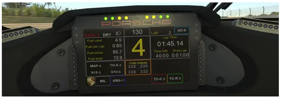 iRacing GT3 R Porsche 911 Racing Car User Manual - RACE 2