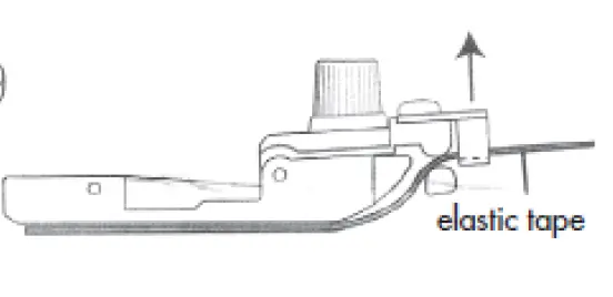 poconosewandvac BLE8-EF Baby Lock Elastic Foot 2