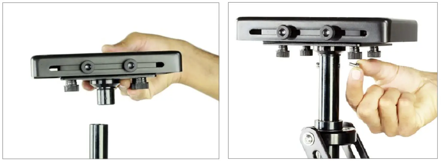 FLYCAM FLCM 5000 Q 5000 Handheld Video Stabilizer -Handheld Video Stabilizer Setup 1