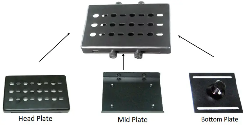 FLYCAM FLCM 5000 Q 5000 Handheld Video Stabilizer -Head Assembly