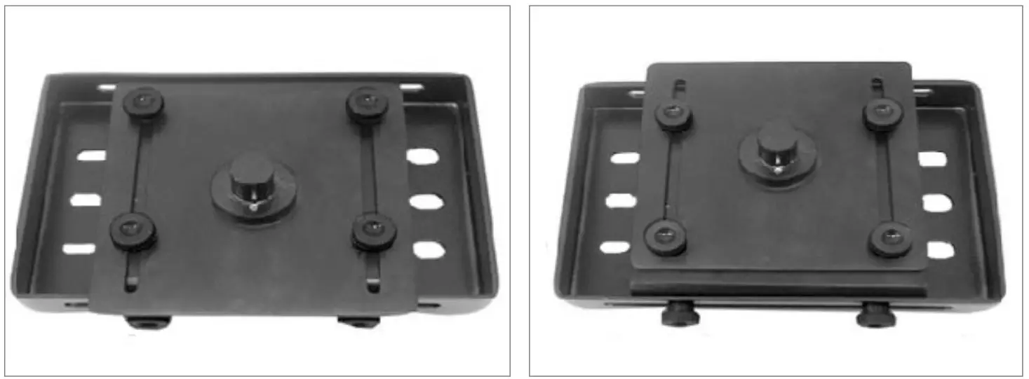 FLYCAM FLCM 5000 Q 5000 Handheld Video Stabilizer - Images showing Head Plate Y adjustment