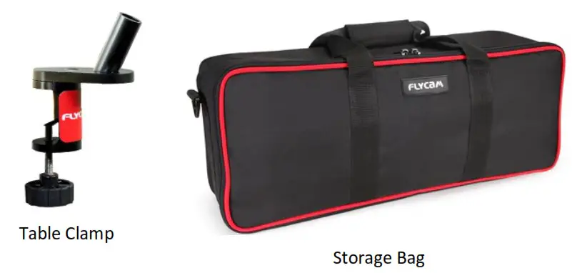 FLYCAM FLCM 5000 Q 5000 Handheld Video Stabilizer -Table Clamp