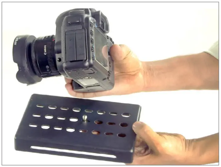 FLYCAM FLCM 5000 Q 5000 Handheld Video Stabilizer - center of the head plate