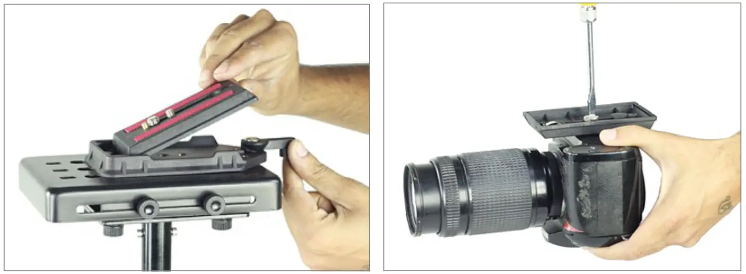 FLYCAM FLCM 5000 Q 5000 Handheld Video Stabilizer - center of the head plate11