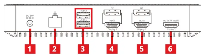 SIIG JU-DK0P11-S1 Triple Hybrid 4K Video Docking - fig 2