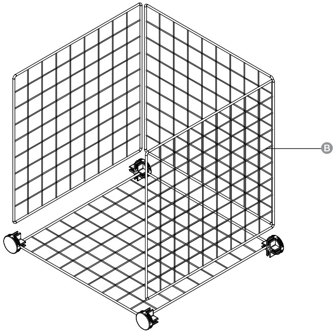 amazonbasics Wire Storage Shelves 4-Cube --Setting Up the Product