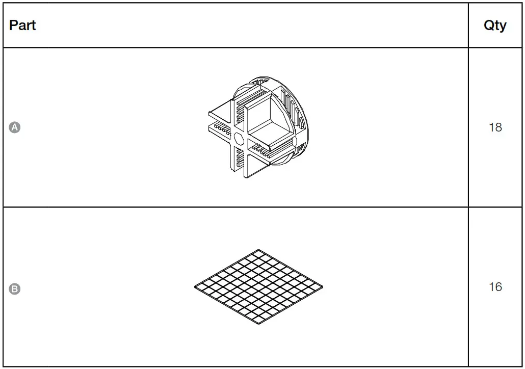 amazonbasics Wire Storage Shelves 4-Cube --Wire Storage Shelves
