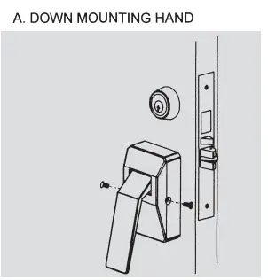 CAL-ROYAL SC Series SC8473 Push-Pull Trim with Mortise Lock-1