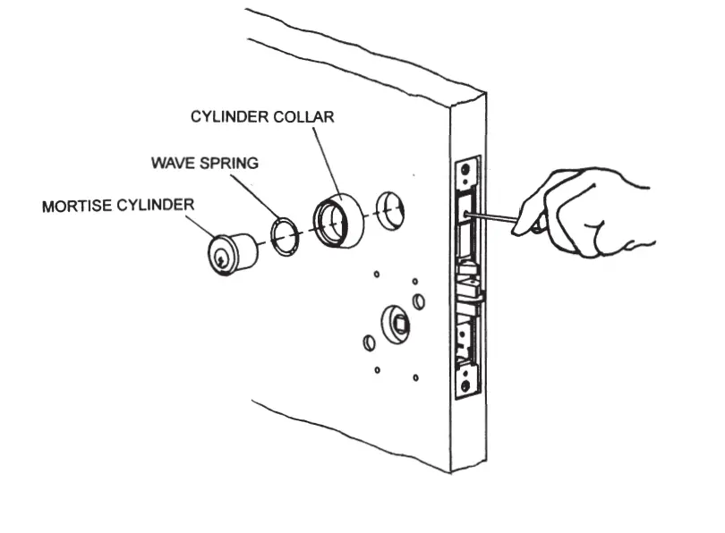 CAL-ROYAL SC Series SC8473 Push-Pull Trim with Mortise Lock-10