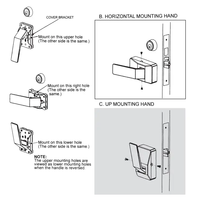 CAL-ROYAL SC Series SC8473 Push-Pull Trim with Mortise Lock-2