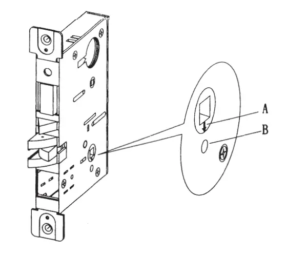 CAL-ROYAL SC Series SC8473 Push-Pull Trim with Mortise Lock-8