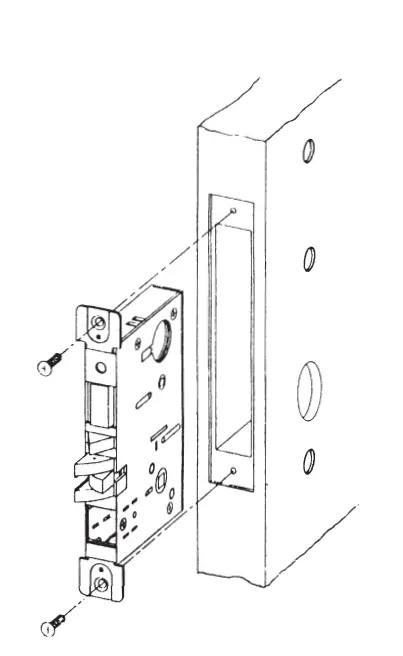 CAL-ROYAL SC Series SC8473 Push-Pull Trim with Mortise Lock-9