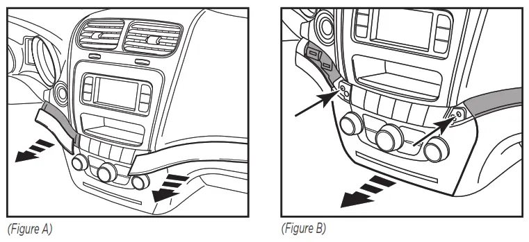MeTra 99-6520B 2011- Dodge Journey Dash Kit - panel along