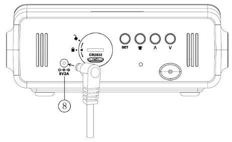 mooas MC-W6 Smart Wireless Charging Nightlight Clock - FIG1