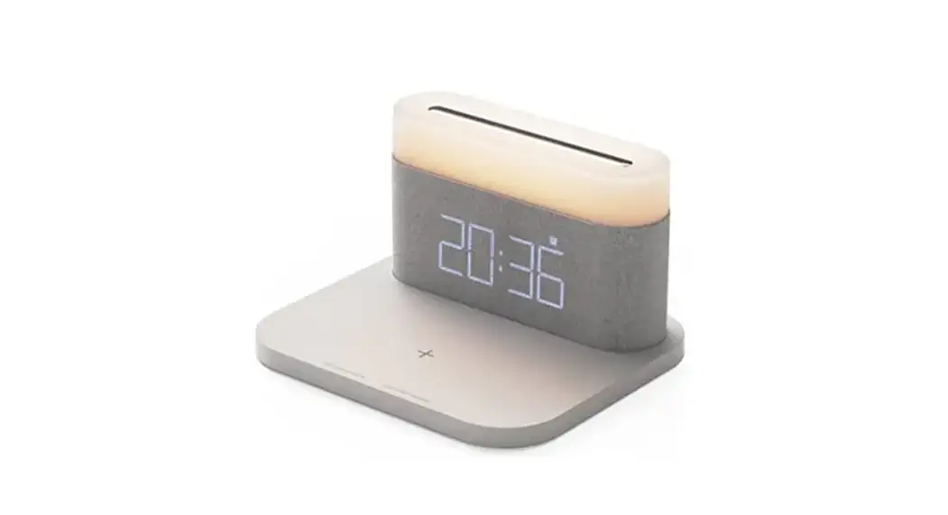 Mooas Mc-w6 Smart Wireless Charging Nightlight Clock User Manual