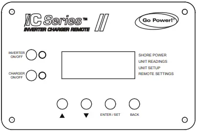 DOMETIC GP IC 2000 Inverter - UNIT ACCESSORIES
