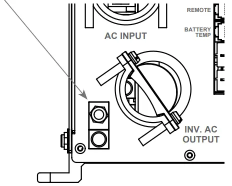 DOMETIC GP IC 2000 Inverter - connection boss