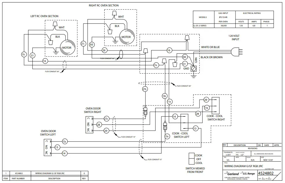 Garland G60-6R24SS G Series Gas Restaurant Ranges - figure 7