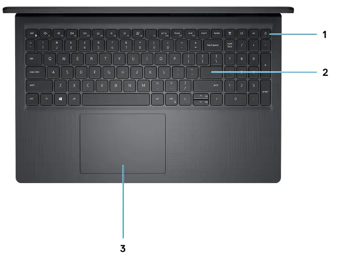 DELL Vostro 15 3515 Laptop - button