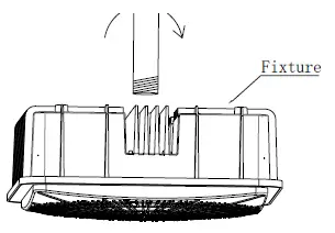 LED Lighting CP01A-40-50K LEDone Surface Mounted Canopy Light-3