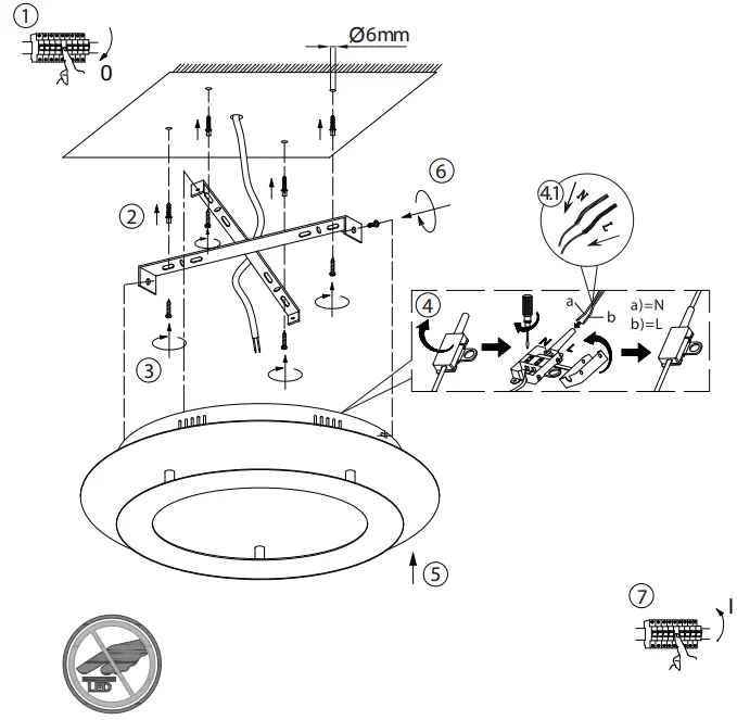 Paul Neuhaus 9621-12 Nevis LED Ceiling Light-fig3