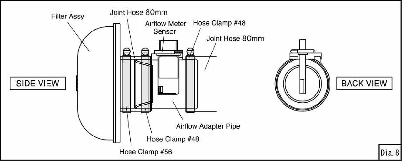HKS 70020-AZ012 Racing Suction Reloaded Intake Kit 01