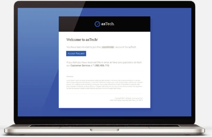 Create an asTech account