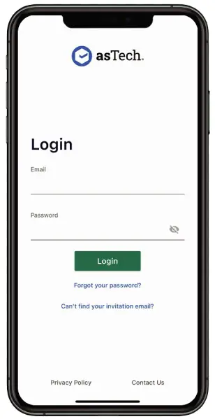 Launch the asTech App