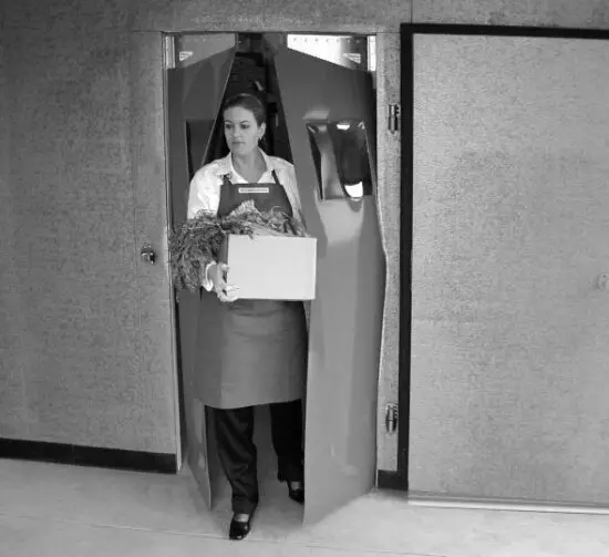 Curtron PP-C-120-4890 Polar-Pro Flexible Swinging Door for Walk-In Coolers & Freezers