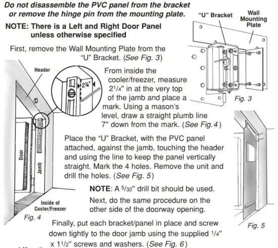 FIG 4 IN-JAMB MOUNTING