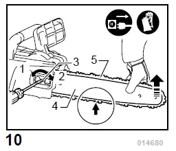 makita UC3050A Electric Chain Saw fig (10)