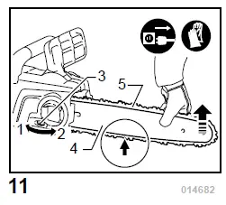 makita UC3050A Electric Chain Saw fig (11)