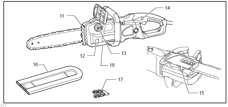 makita UC3050A Electric Chain Saw fig (43)