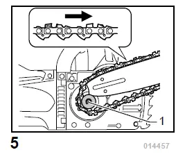 makita UC3050A Electric Chain Saw fig (5)